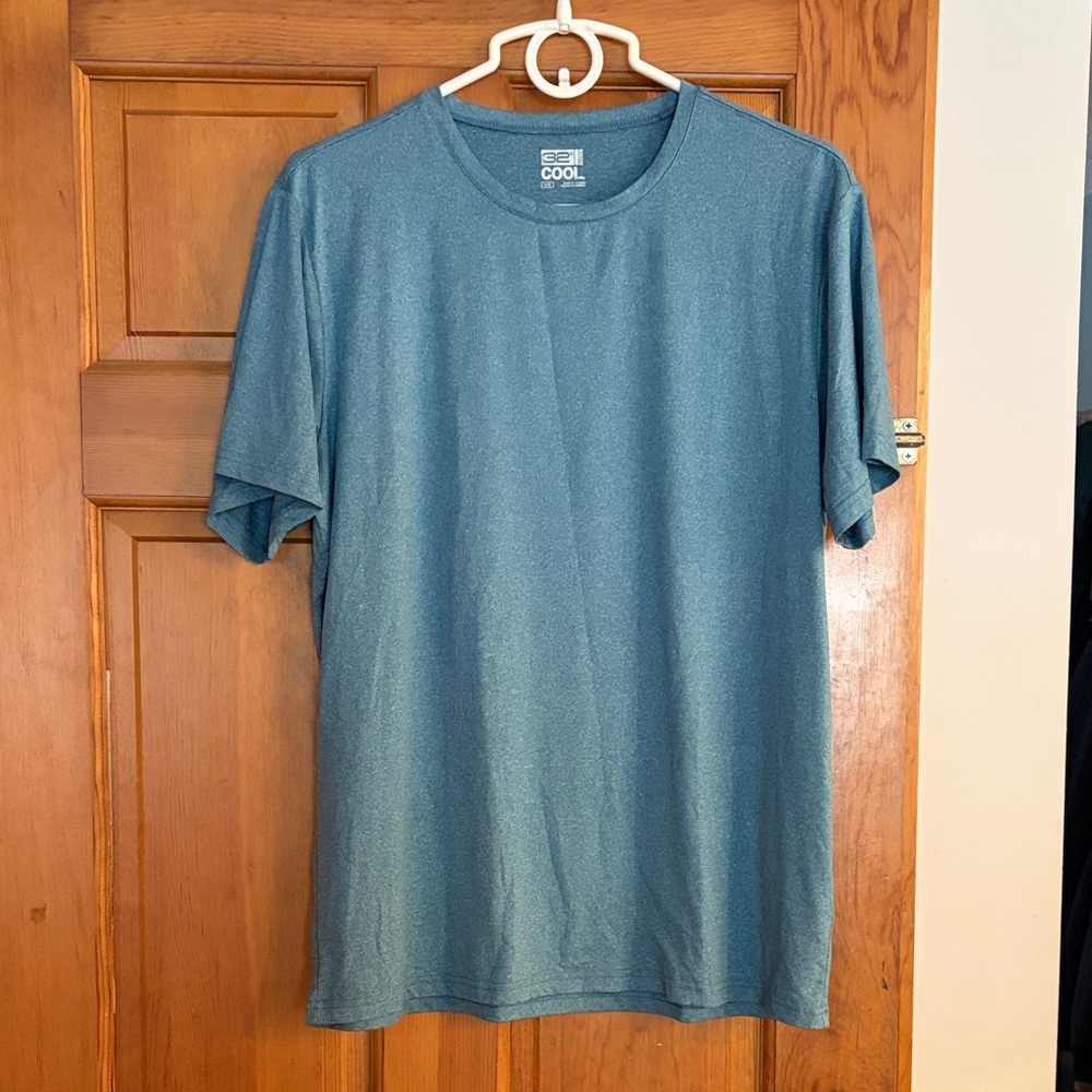 32 Degrees Men's Cool teal Short Sleeve Tee